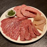 TRATT. USHIGORO - 上ハラミ・上ミノステーキ・特上厚切り和牛・牛ツラミ