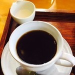 旬菓匠 くらや - ワッフルセットのコーヒー