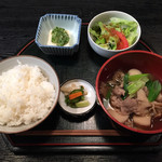 Sakagura Sawamasamune - 芋煮定食