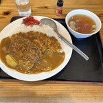 丸福 - 待ちに待ったハンバーグカレー♡