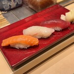 築地寿司清 - 料理写真:まぐろ・真鯛・サーモン