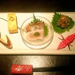 とり料理ふじ - 前菜5種盛り（2月）