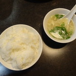 太原 - ライス、スープ