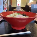 得得うどん - ちく天玉ぶっかけうどん
