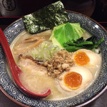 かぐら屋 - 濃熟鶏そば＋味玉