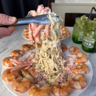 4月1日からご予約限定！炎のカニボナーラ3000円