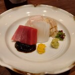 藁焼 みかん - お造り盛り合わせ
