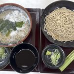 国産十割そば カネタ商店 - もりそば650円,そば湯溜めそば700円,国産十割そば カネタ商店(愛知県岡崎市)TMGP撮影