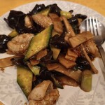 清香園 - サービスランチD　イカの辛味炒め950円