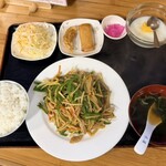 台湾料理 木屋 - 料理写真:「青椒肉絲定食」1,155円税込み♫