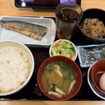 すき家 - 料理写真:「塩さば牛皿定食」984円税込み♫
