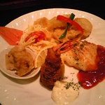 ベーアッシュ - Ｂ．洋定食(エビフライ・魚ムニエル)