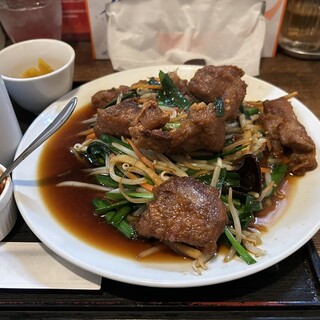 レバニラ定食 kei楽_1