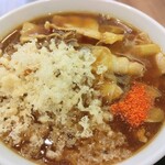 味奈登庵 - 料理写真:カレー南蛮そば・無料の天かすトッピング♬