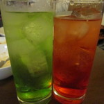 え～が屋ぁ - メロンとイチゴのカクテル♪