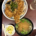 天丼ころも - エビ野菜天丼大盛り