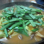 屋台まみちゃん - もつ鍋のアップ