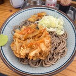 永當蕎麦 - かき揚げぶっかけ蕎麦
