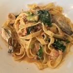 サント ウベルトゥス - タリアテッレ 牡蠣とポルチーニのクリームソース
