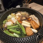 黃金出汁涮涮鍋與江戶前壽司 肉之Asatsu 梅田御初天神店 - 