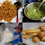 イル ビニェ - ミートソース、バジルソース、業務用パルメザンチーズ、おつまみパン