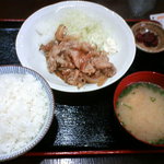 あおば食堂 - 焼肉定食