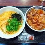 吉野家 - 料理写真:牛丼・油そばセット@950円(税込)