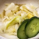 とんかつすずき - お新香