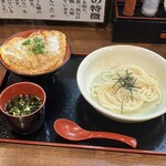 鐘庵 - かつ丼とざるうどんセット