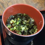 鐘庵 - ざるうどんの汁