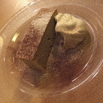 カルテット - ランチデザート（３００円）の「和栗のケーキ」２０１５年２月