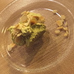 カルテット - ランチデザート（３００円）の「ピスタチオとマスカルポーネチーズのムース」２０１５年２月