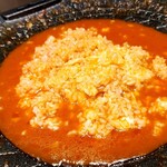 神戸ホルモン 慶 - リゾットにダシ足し