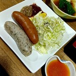 ふうすけ - チョリソーとバジルソーセージ　　650円