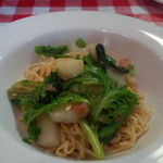 ロマーニャ - 無農薬野菜とアンチョビのペペロンチーノタリアテッレ