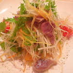 菜根譚 北海道中華 - 砂肝のコンフィサラダ