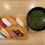 鮨やまと - 握りランチ （みそ汁付）　１０８０円　(2026/03)