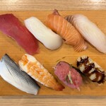 鮨やまと - 握りランチ （みそ汁付）　１０８０円　(2026/03)