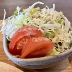喫茶 千秀 - 苦手な野菜サラダ付き