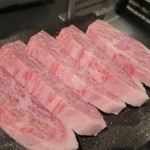 焼肉  炭聖 - 上カルビ（塩）