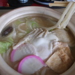Sagami - 鍋焼きうどん。寒いときには、温まるね。