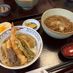 食事処太閤 - 料理写真:天丼と小そばセット 1,700円