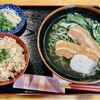 番所亭 - 注文したのは『よもぎ麺番所スバ（並）』と『ジューシー』です。（2026.3 byジプシーくん）
