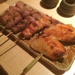 鶏料理 えん - 軍鶏肉を
店にお任せ 
アラカルト