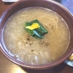 Teuchi Soba Mitani - かぶらのあんかけ蕎麦1,200円