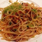 クチーナ シゲ - カジキマグロとレンズ豆のラグーソーススパゲティ