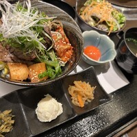 焼肉 炉辺 - 超人丼セット
