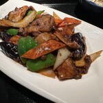上海華龍 - 【2026.3.26(木)】麻婆茄子定食の麻婆茄子