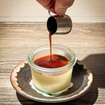 貝出汁沖縄そばキセキ - 黒糖プリン