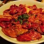 炭火焼肉たけさん亭 - たけさん亭 盛り合わせ4人前の肉です、他にもあるよ